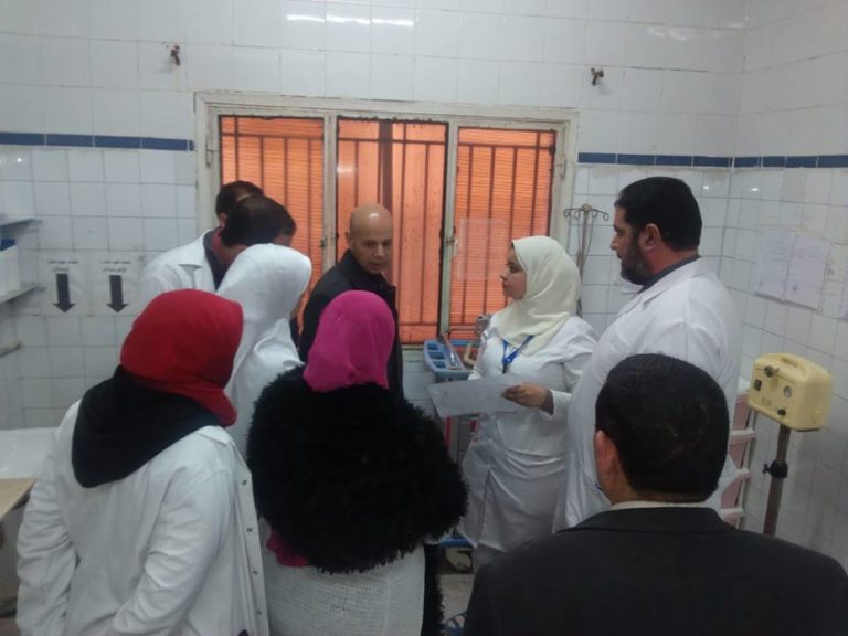 وكيل صحة الشرقية يتفقد مستشفي مشتول السوق المركزي
