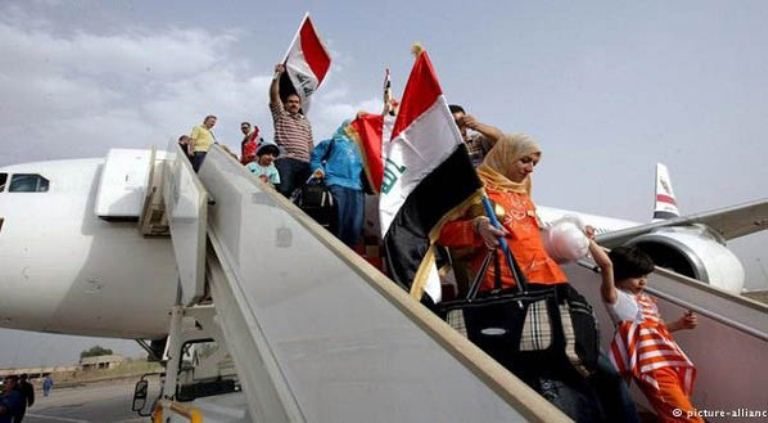 عودة 114 نازحا من تركيا إلى العراق