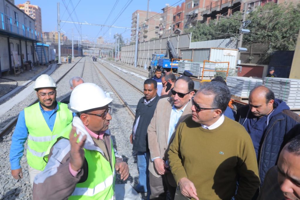 بالصور.. وزير النقل يتابع التشطيبات النهائية لتطوير محطة المرج الجديدة