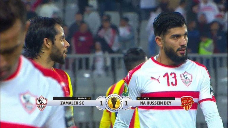 نصر حسين داي يخطف التعادل في اللحظات الأخيرة أمام الزمالك