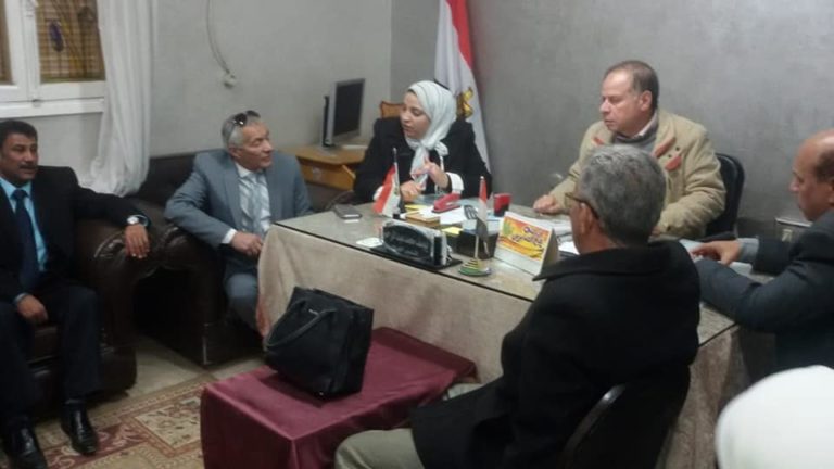 البرلمانية “عبير تقيبة ” تتفقد مدارس منيا القمح