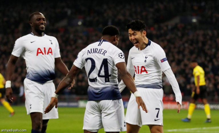 توتنهام يضرب دورتموند بثلاثية في دوري أبطال أوروبا