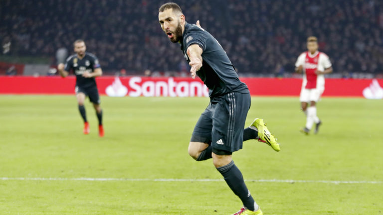 ريال مدريد يتفوق علي أياكس في ذهاب دور 16 من التشامبيونزليج