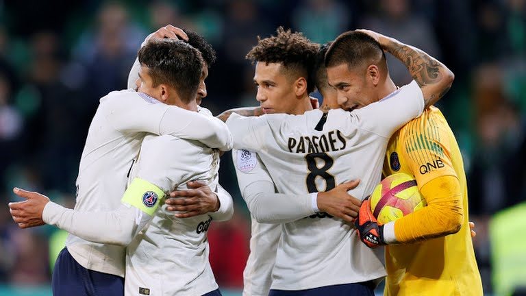 بي اس جي يفوز علي سانت ايتيان بالدوري الفرنسي