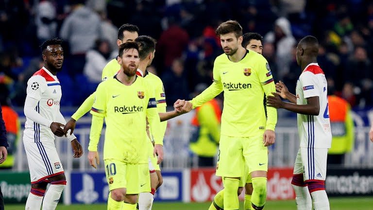 برشلونة يخرج من فرنسا بتعادل سلبي أمام ليون