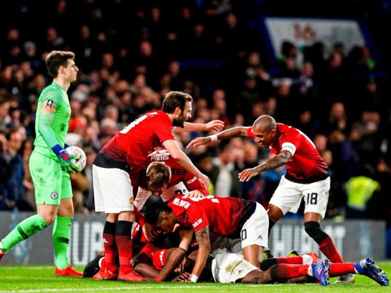 مانشستر يونايتد يطيح بتشيلسي خارج كأس انجلترا