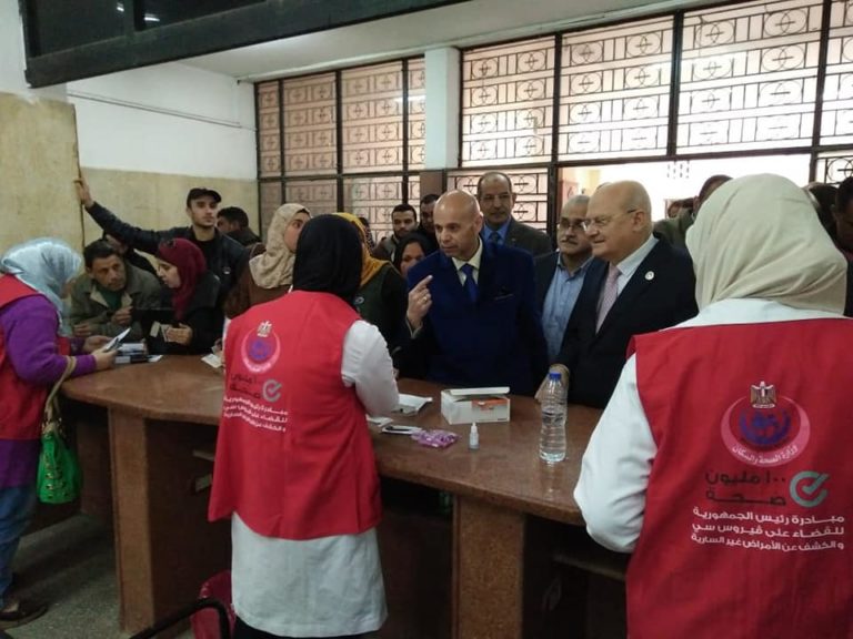 بالصور : فعاليات اليوم الثاني لحملة ١٠٠ مليون صحة بالشرقية