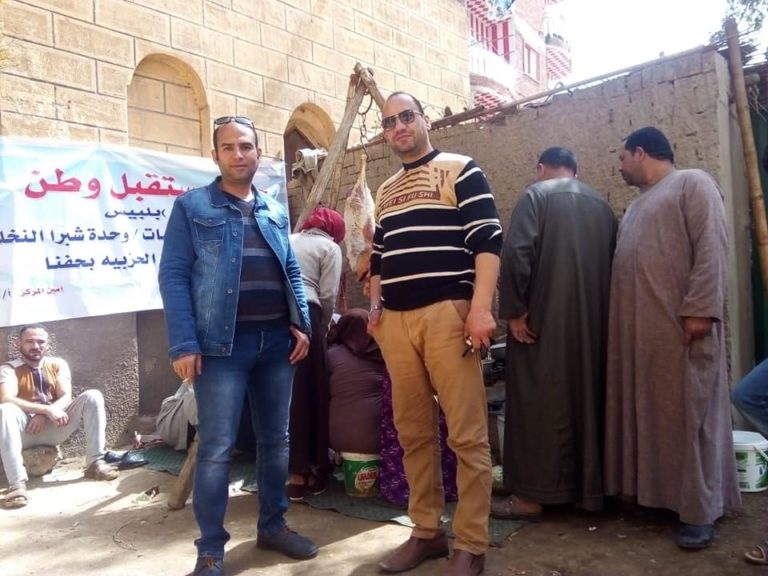 حزب “مستقبل وطن” ببلبيس يقيم شوادر لبيع اللحوم بأسعار مخفضة