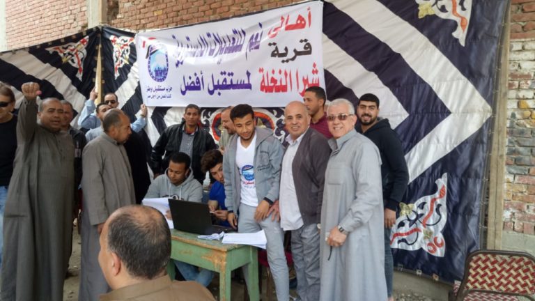 بالصور..اقبال كثيف للناخبين علي لجان شبرا النخلة ببلبيس