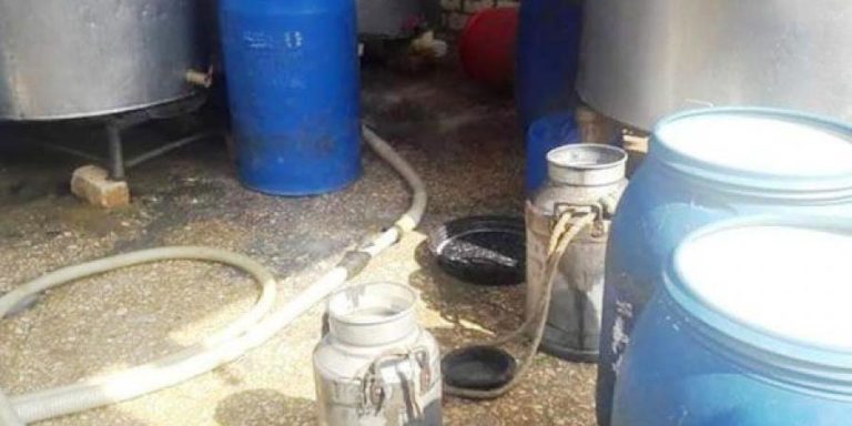 ضبط 4.5 طن ألبان ضارة بالصحة بالشرقية