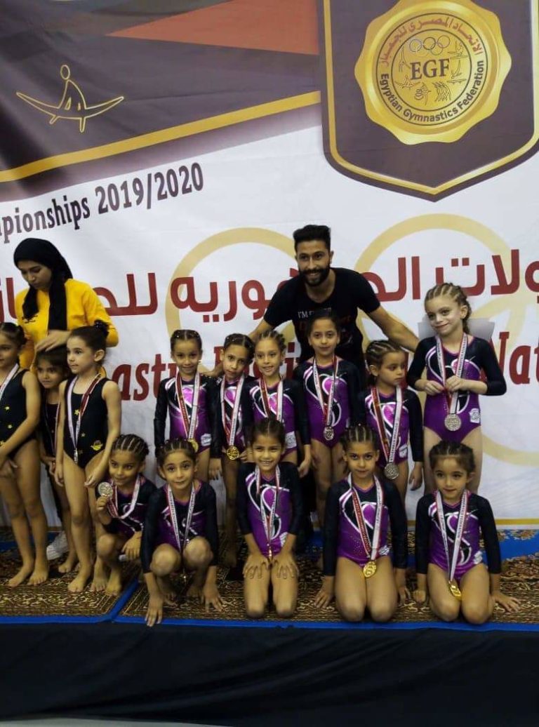 آنسات الشرقية للجمباز يحصدن 11 ميدالية في بطولة الجمهورية