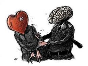 ” مابين العقل والقلب “