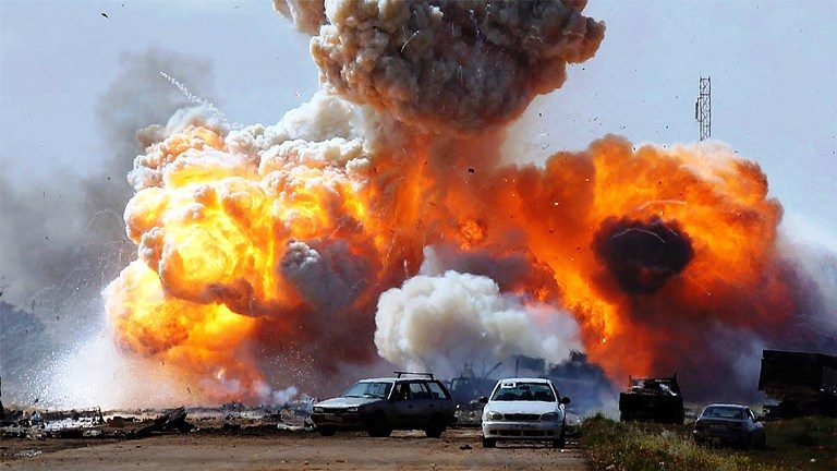مقتل 10 أشخاص فى انفجار شرقى سوريا