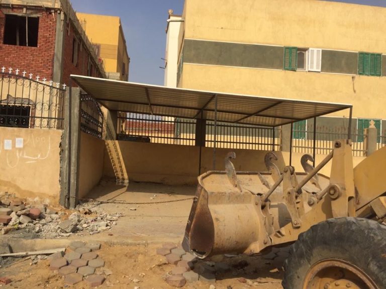 حملات مكبرة لإزالة التعديات ورفع الإشغالات بمديني حدائق أكتوبر والشروق