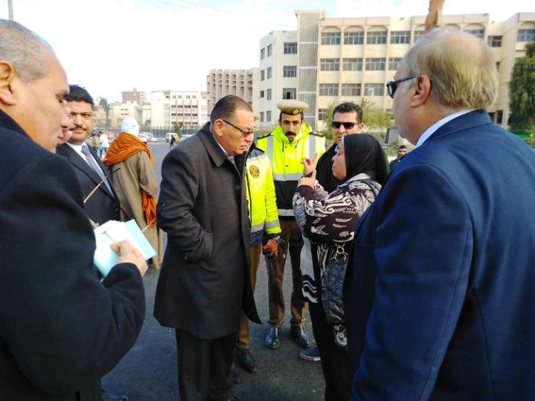محافظ الشرقية يتفقد أعمال تخطيط وتجميل منطقة كوبري شرويدة مدينة الزقازيق
