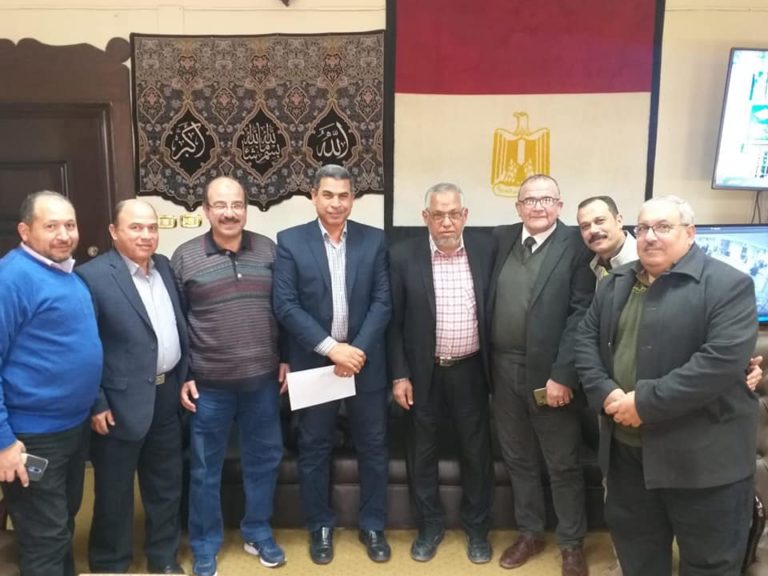 رئيس جهاز العاشر يستقبل لجنه من الشركه المانحه لشهاده الأيزو