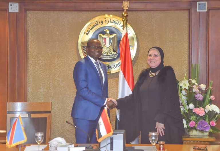 وزيرا صناعة مصر والكونغو الديمقراطية يبحثان تعزيز التعاون الصناعى المشترك