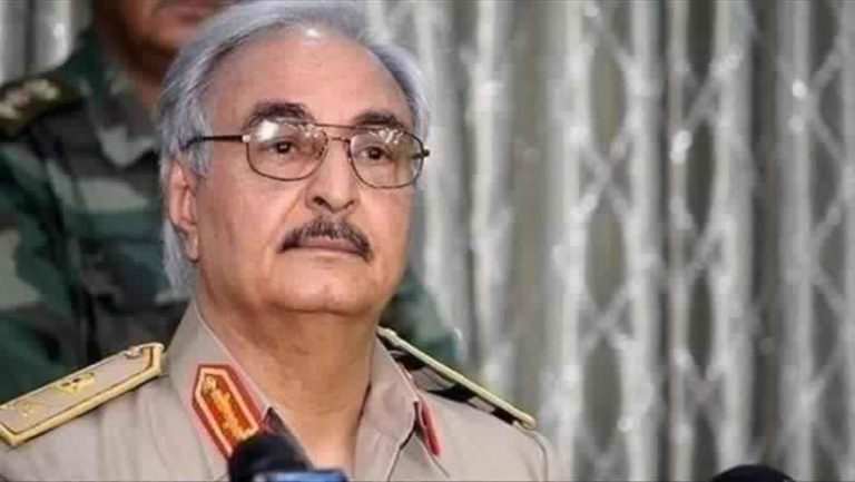 حفتر يغادر روسيا دون التوقيع علي وقف إطلاق النار