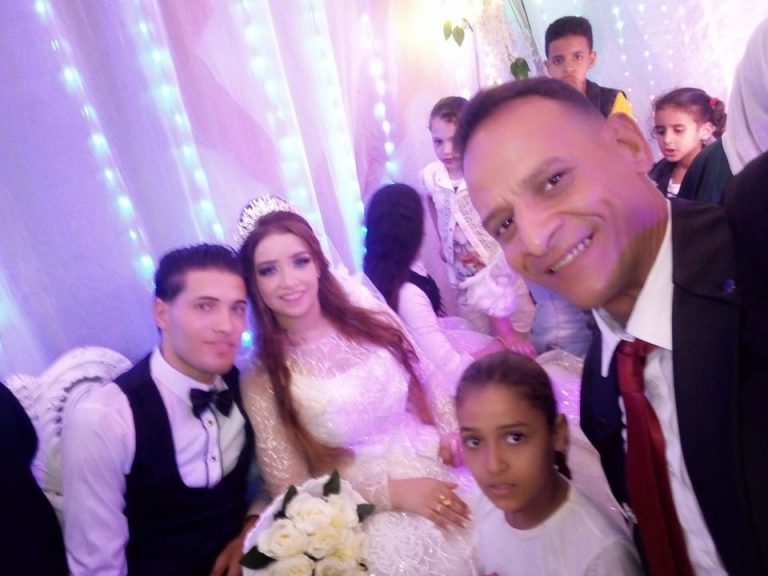 ألف مبروك لـ “أجمل “عروسة”مني عبد العزيز الجمال “