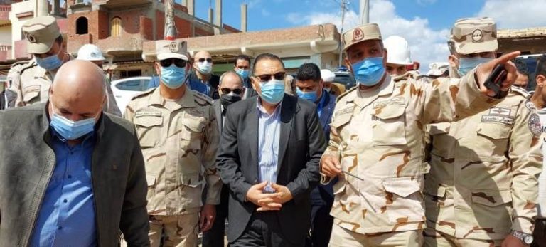 محافظ الشرقية : يتفقد أعمال تنفيذ مبادرة حياه كريمة بقرية شهداء 2 بحر البقر بمركز الحسينية