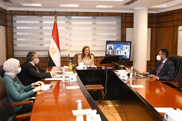 وزيرة التخطيط والتنمية الاقتصادية تجتمع بلجنة تحكيم جائزة مصر للتميز الحكومي دورة 2020-2021