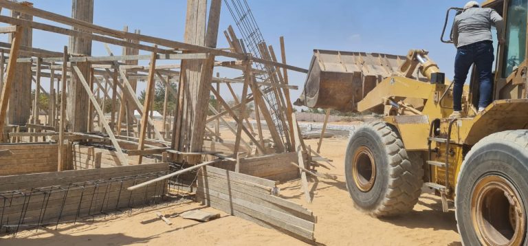 جهاز مدينة سنفكس الجديدة يشن حملة مكبرة لإزالة التعديات ومخالفات البناء بمنطقة الريف الأوروبي
