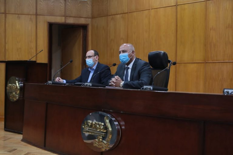 وزير النقل يلتقي 150 مهندساً من تخصصصات مختلفة تم التحاقهم مؤخرا بهيئة السكك الحديدية