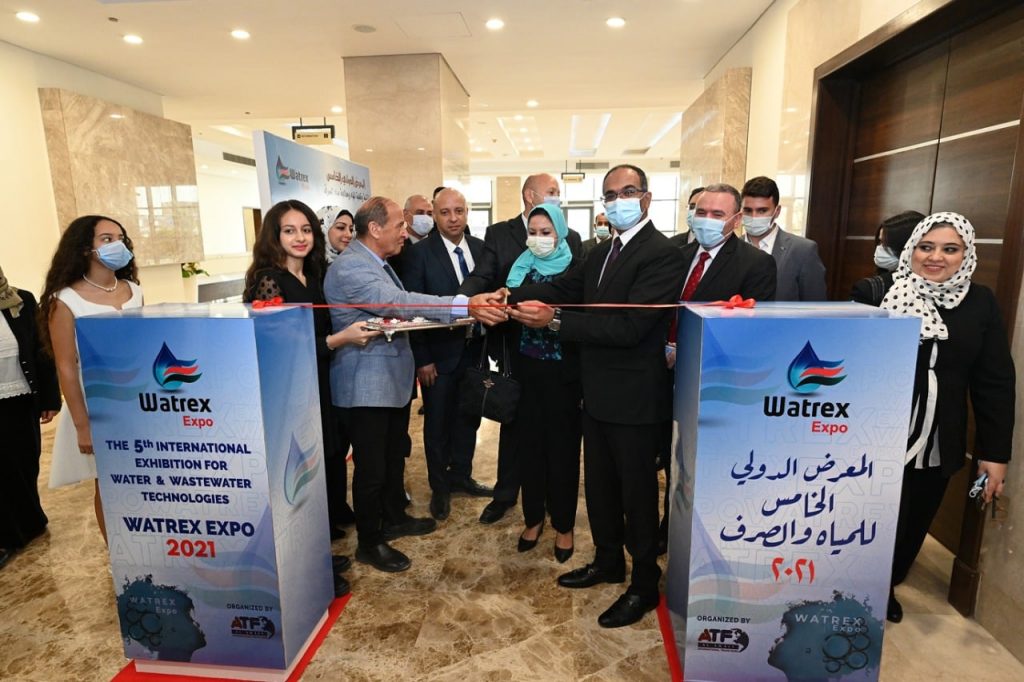 نائب وزير الإسكان لشئون البنية الأساسية يفتتح المعرض الدولي لتكنولوجيا المياه ومعالجة الصرف “‘WATREX EXPO”