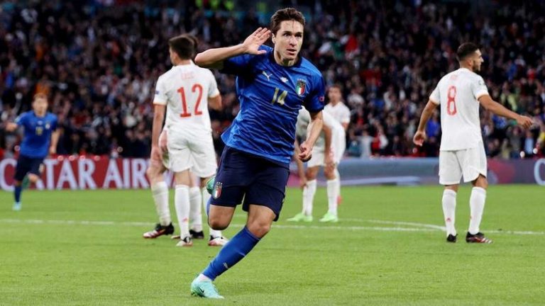 إيطاليا تفوز على إسبانيا بركلات الحظ الترجيحية وتتأهل لنهائي كأس الأمم الأوروبية (يورو2020) .