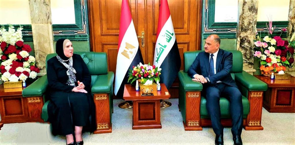 نيفين جامع: زيارة الرئيس السيسى للعاصمة بغداد  نقطة انطلاق لبدء مرحلة جديدة فى مستوى العلاقات الاقتصادية المشتركة بين مصر و العراق