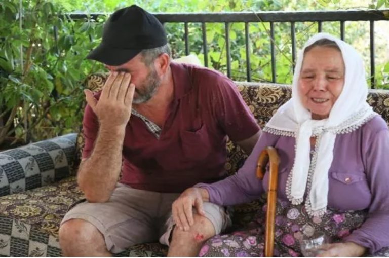 حمل والدته على ظهره 600 متر وأنقذها من النار! قالت الأم بعيون دامعة تخلص مني يا بني…