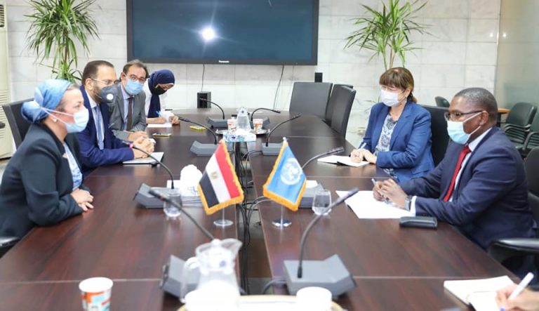 وزيرة البيئة تناقش مع مساعد سكرتير عام الأمم المتحدة للعمل المناخي دعم ملف تغير المناخ