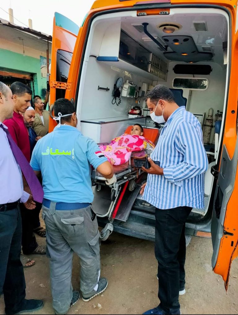 محافظ الغربية يوجه برعاية الطفل إسماعيل السيد بمستشفى قطور المركزى