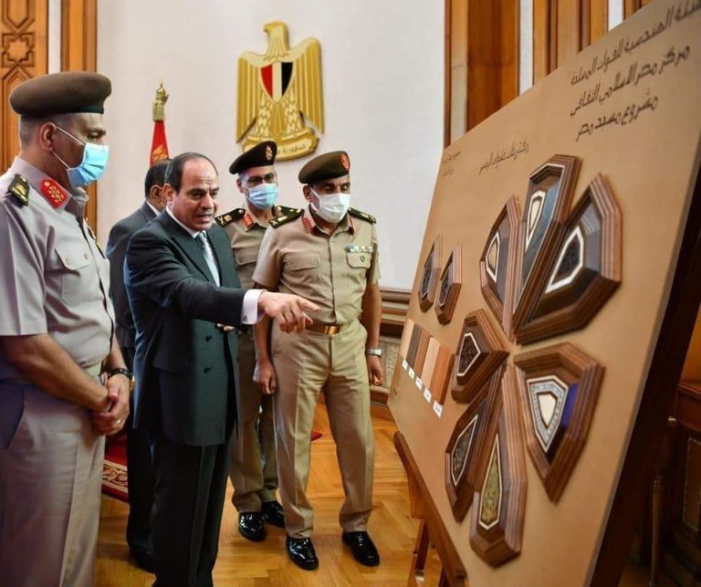 الرئيس عبد الفتاح السيسي يتابع الموقف التنفيذي لعدد من المنشآت بالعاصمة الاداريه الجديده