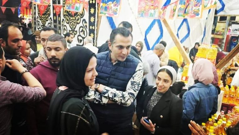تحت رعاية النائب احمد عبدالجواد.. شادر رمضاني لدعم المواد التموينية والخضروات والفاكهة بمنيا القمح