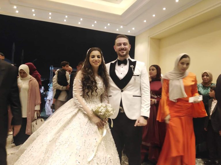 ألف مبروك للعروسين محمد وأمنية