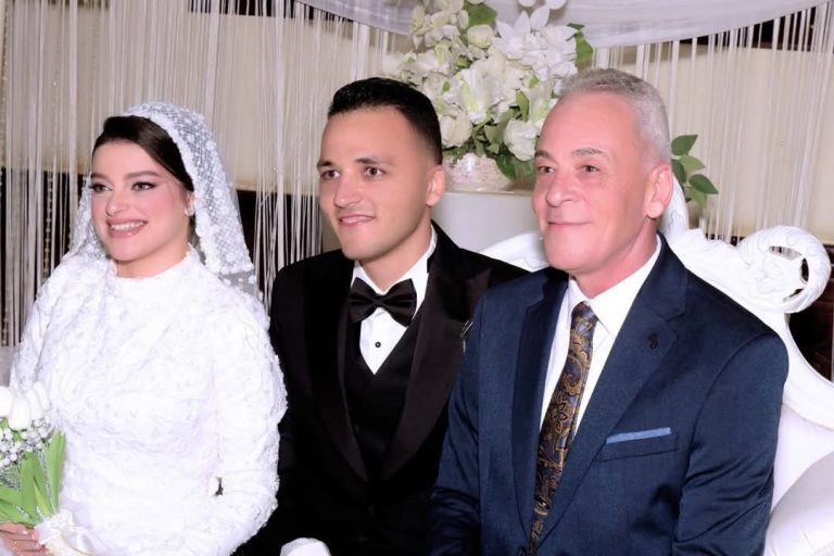 ألف مبروك لأجمل عروسين محمد ونهى