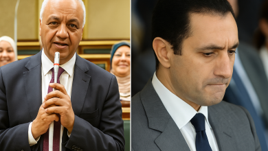 علاء مبارك و مصطفي بكري