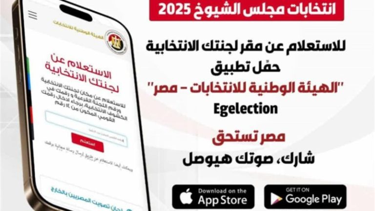 انتخابات مجلس الشيوخ 2025.. إطلاق تطبيق إلكتروني جديد للاستعلام عن لجنتك