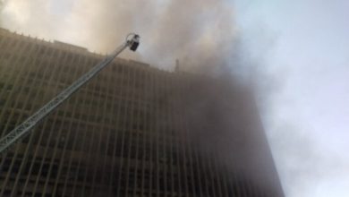 حريق سنترال رمسيس