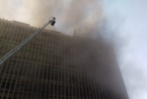 حريق سنترال رمسيس