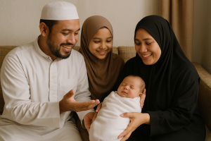 عقيقة واحدة لثلاثة أطفال
