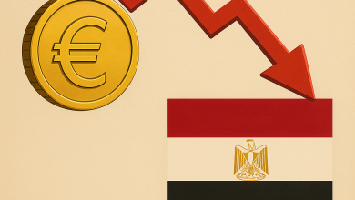تراجع سعر اليورو في مصر أمام الجنيه المصري اليوم