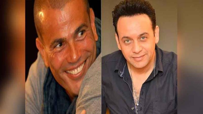 صداقة عمرو دياب ومصطفى قمر