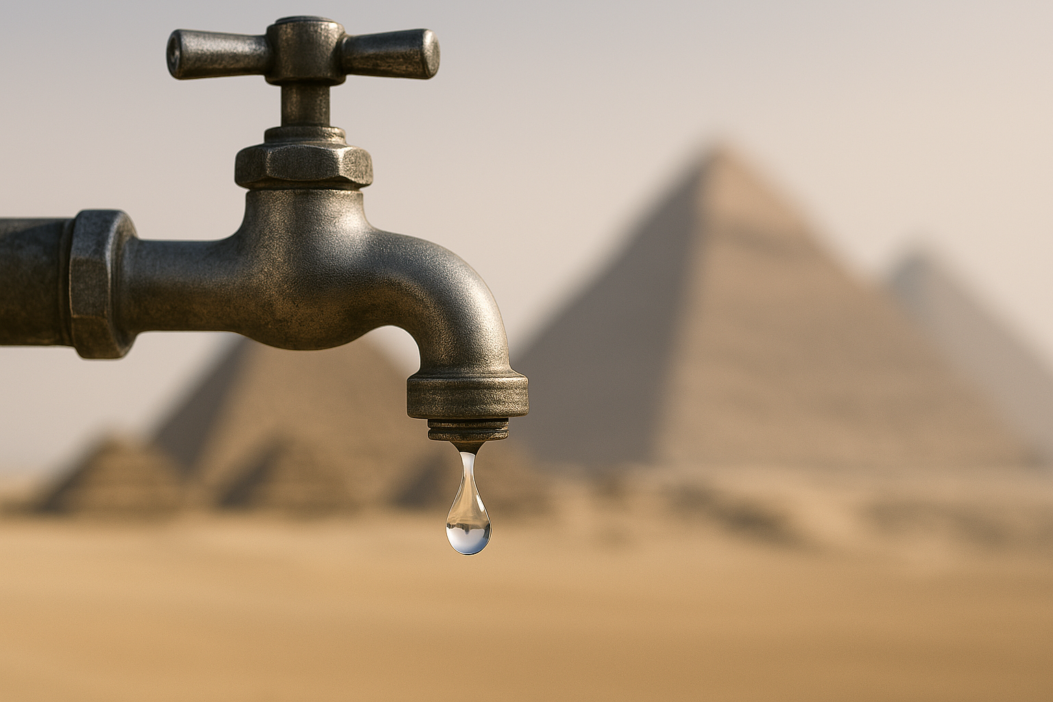 قطع المياه في الجيزة غدًا