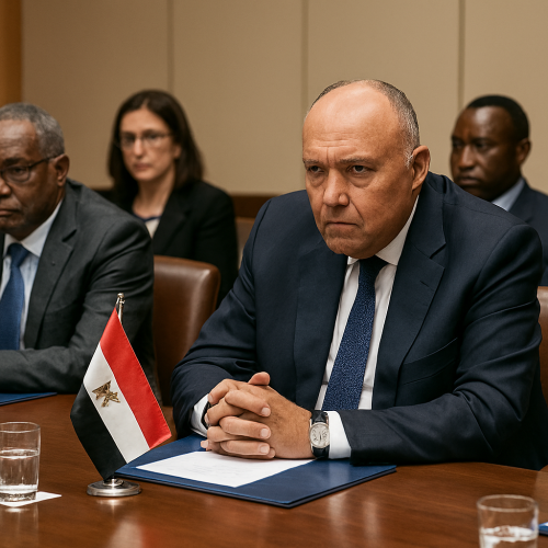 وزير الخارجية المصري يقود الجهود الدبلوماسية لحل الأزمة في السودان