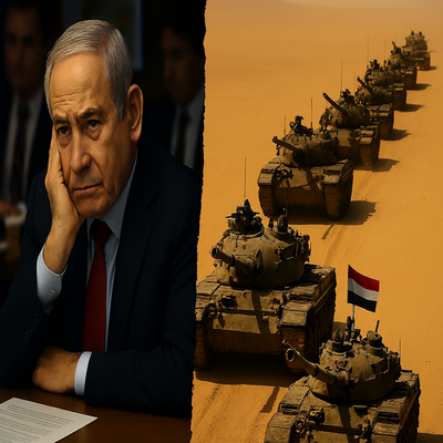 حشود الجيش المصري في سيناء ردًا على خطط إسرائيل في غزة