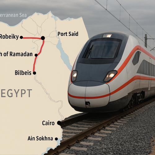 مشروع خط سكة حديد الروبيكي العاشر بلبيس في مصر