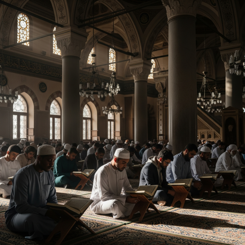 طلاب الأزهر يشاركون في مبادرة قراءة القرآن الكريم