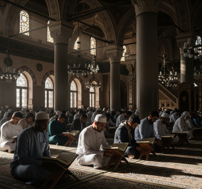 طلاب الأزهر يشاركون في مبادرة قراءة القرآن الكريم